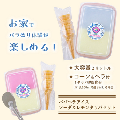 【送料無料】児玉冷菓のババヘラアイスタッパ2種セット